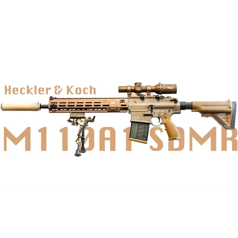 Klon H&K M110A1 SDMR na bazie MR308A3 16,5” lufa, oferta indywidualna. Przykład.