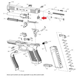 Glock Płytka Oporowa Zamka do Gen5