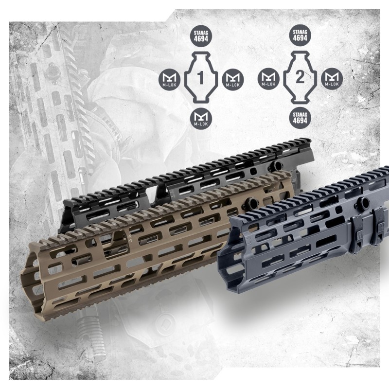 Łoże Heckler & Koch M-LOK do MR223, HK416, MR556 G38 i G95, FDE.