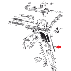 H&K - Sprężyna kurka HK45, USP, P30, P2000 – 12 funtów