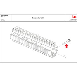 H&K - Śruba mocującą Łoża