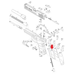H&K / Lewa Nakładka na chwyt HK P30, P30L - Rozmiar L