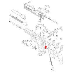 H&K / Sprężyna skrętna HK P30, P30L, P2000 - LEM