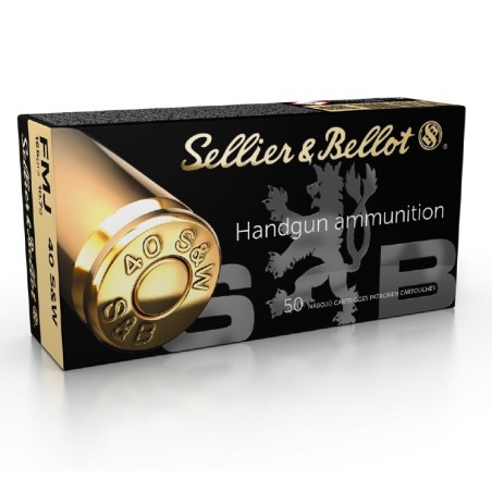 Amunicja S&B kal .40 S&W FMJ 165gr/10,7g (50szt)