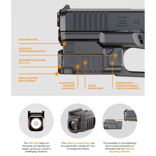 GLOCK TACTICAL LIGHT II / Latarka GTL II LED