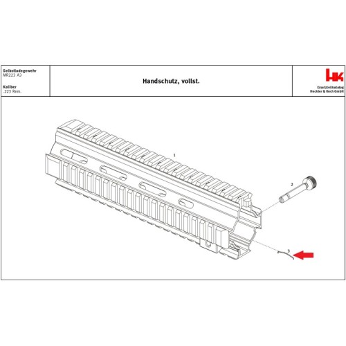 H&K - Sprężyna kształtowa/blokująca