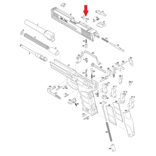 H&K / Pin Rolkowy HK P30, P2000