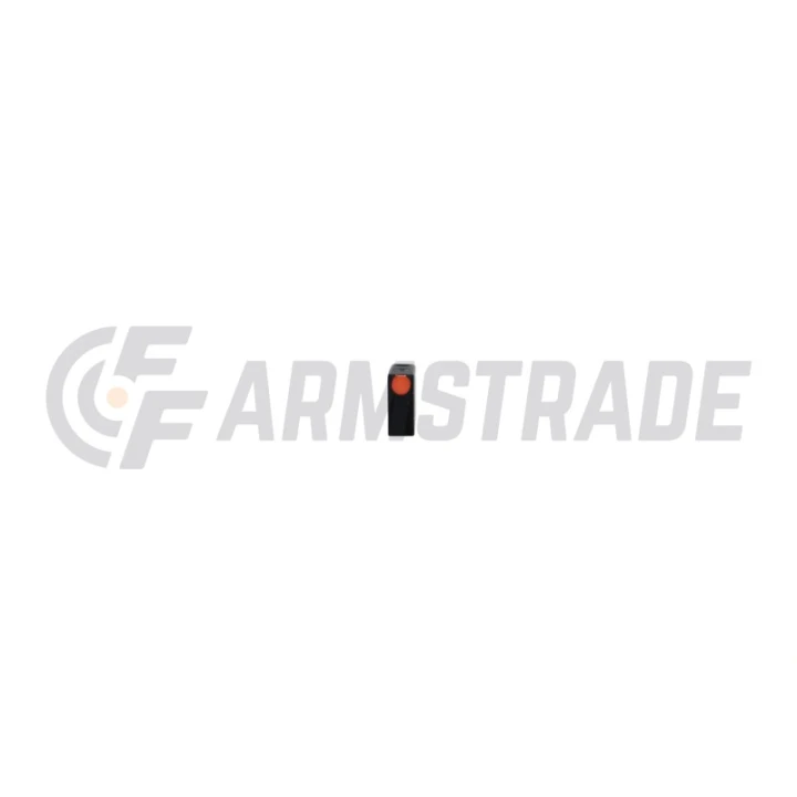 Zmodyfikowana Muszka Glock stal. GMS 4.1+9.1 Oranż Fotoluminescencyjna