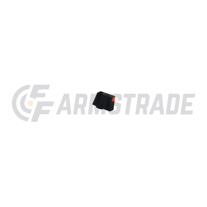 Zmodyfikowana Muszka Glock stal. GMS 4.1+9.1 Oranż Fotoluminescencyjna