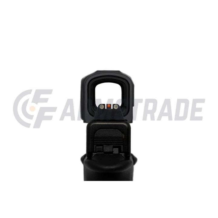 Zmodyfikowana Muszka Glock stal. GMS 4.1+9.1 Oranż Fotoluminescencyjna
