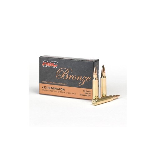 Amunicja PMC Bronze kal .223 REM FMJ-BT 3,56g. 20 szt.