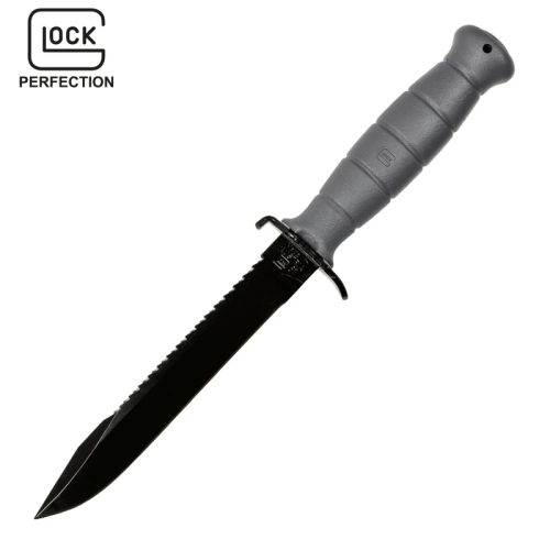 Nóż wojskowy/Feldmesser Glock FM81, Gray z piłą