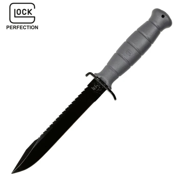 Nóż wojskowy/Feldmesser Glock FM81, Gray z piłą