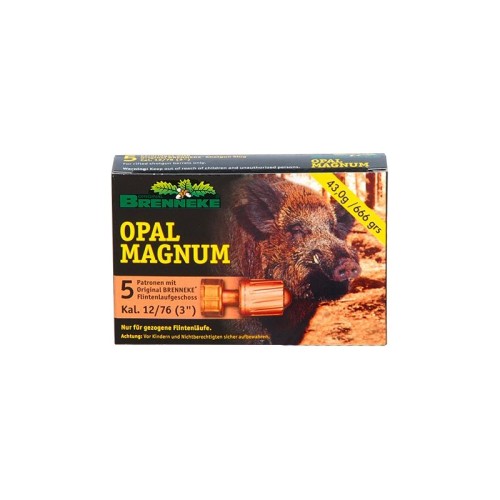 Amunicja Brenneke kal. 12/76 OpalMagnum 43g (5szt) 120416