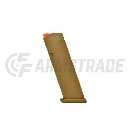 Magazynek / G17, 17 naboje Coyote, do GLOCK w kal. 9x19mm oranże
