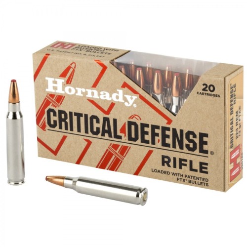 Amunicja Hornady kal.223Rem FTX Critical Defense 73gr/4,73g (20szt) 80260