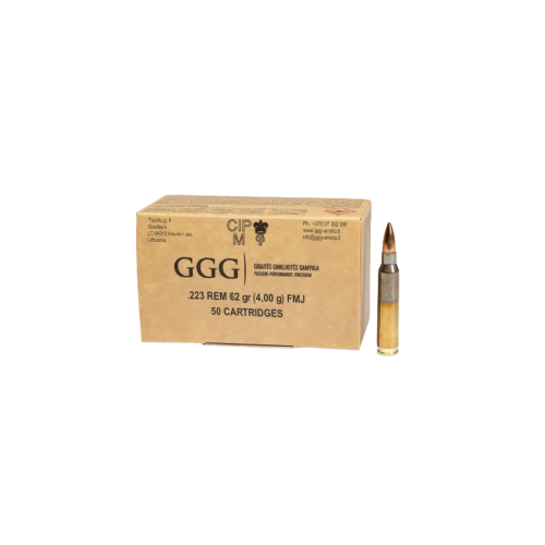 Amunicja GGG kal .223 REM FMJ 4,00g. 50 szt.