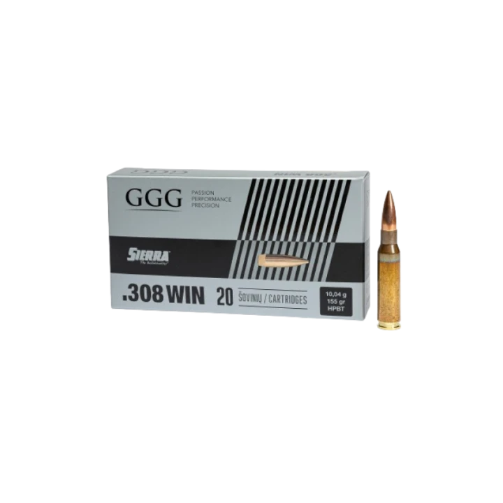 Amunicja GGG kal .308 WIN HPBT 10,04g. 20 szt. Sierra Match