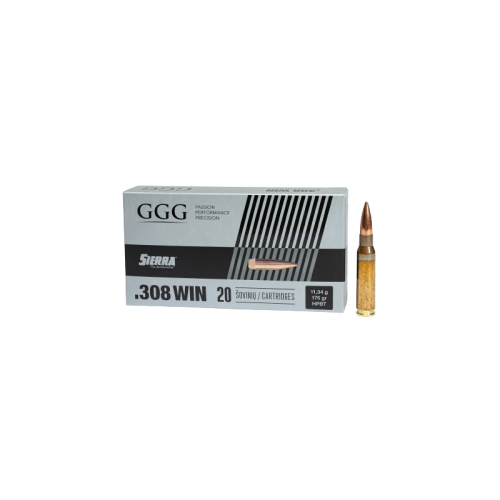 Amunicja GGG kal .308 WIN HPBT 11,34g. 20 szt. Sierra Match