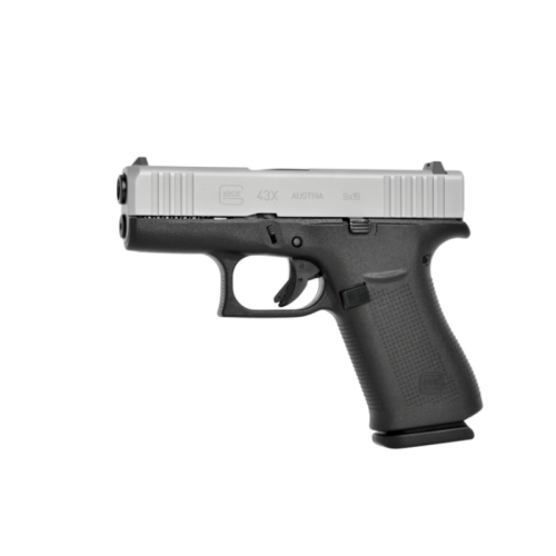 Pistolet Glock 43X Srebrny / kal. 9x19mm Luger