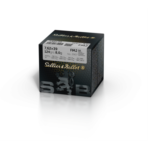 Amunicja S&B kal 7,62x39mm FMJ 50 szt.