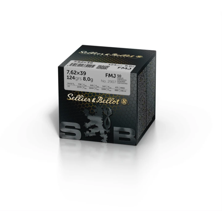 Amunicja S&B kal 7,62x39mm FMJ 50 szt.