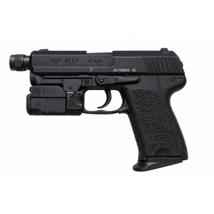 0106 Pistolet H&K USP Compact Tactical .45 AUTO + Dodatki